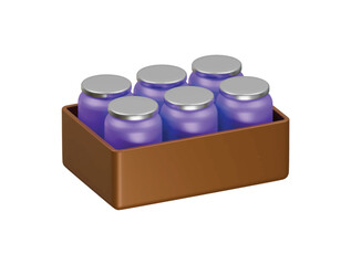 soda bottle icon 3d illustration render