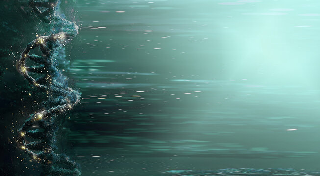 Fern prothallium, plant cells, under the microscope