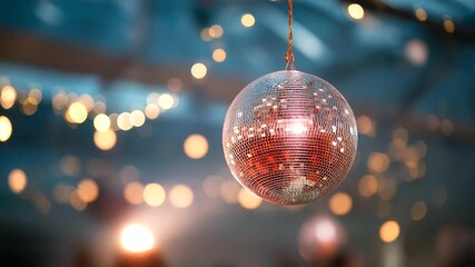 Disco ball lighting a nightclub scene, festive gatherings in dance hubs, joyful moments in stage glow, celebration vibes with mirror effects, event highlights in party nights - Powered by Adobe