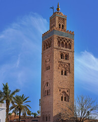 The iconic Koutoubia Minaret Marrakesch