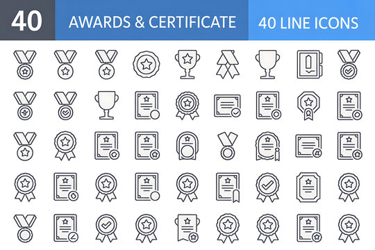 Business vector icon set for web design and mobile app development