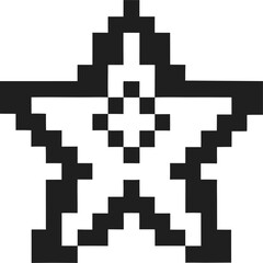 Obraz premium Pixel star