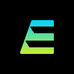 letter e logo 
