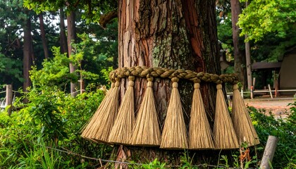 Rustic tree adornment