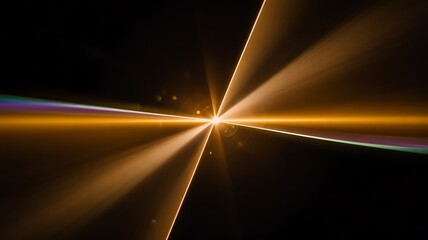 Captivating Burst of Light Emanating From a Dark Void