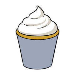 Warm cup filled with smooth white creamy delight, topped with light swirls and a gentle foam finish. Cozy, rich, and inviting—perfect for coloring fun or drink lovers who enjoy sweet, milky charm.