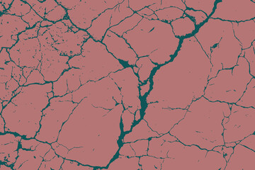 Broken Crack Ground Texture effect vector illustration. crack concrete white wall or Cement wall background, crack white wall texture, Grange. Eps 10