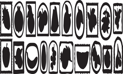 Abstract geometric composition with vibrant color palette