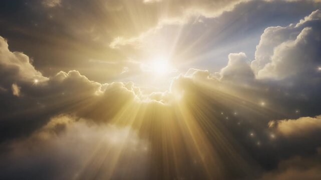 Divine Light in the Clouds &ndash; Birth of the Prince of Peace | Isaiah 9:6 Biblical Animation