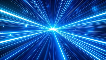 Abstract blue light trails (2)