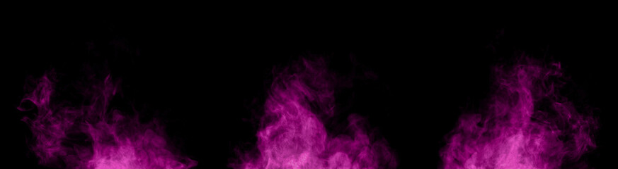 set pink smoke or dust cloud on black background, glowing vapor texture with soft particles, fantasy energy effect, dreamy and romantic mood for digital art or cinematic design.