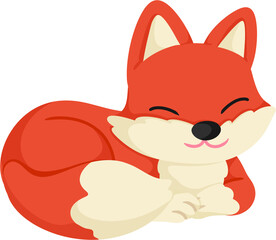 illustration autumn cute fox