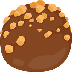 illustration chocolate ball