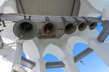 View of the bells