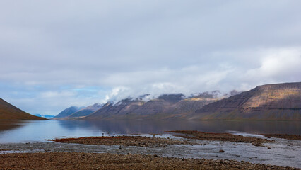 Arnarfjörður is a large, spectacular fjord in the remote Westfjords region of Iceland, Sailing the North Coast of Iceland. 