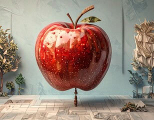 Apple balloon