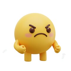 3d rendered illustration of a funny cartoon character