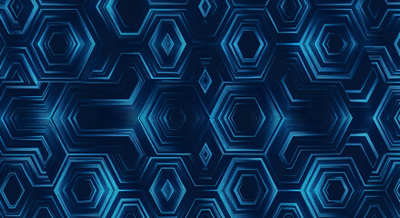 Futuristic Hexagonal Geometric Pattern Background abstract