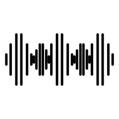 sound wave line icon