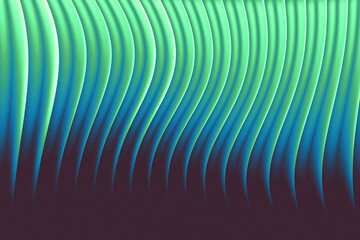 Wavy Abstract Background with Green and Blue Gradients