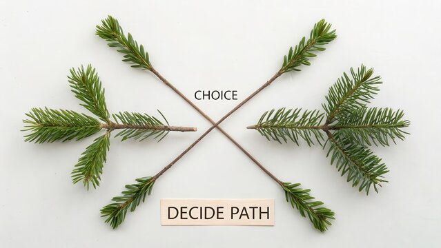 Diagram of Pine Sprigs Crossing To Make A Decision