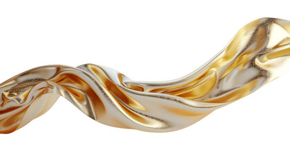 Golden Fluid Abstract: A captivating swirl of shimmering liquid, rendered in radiant gold, dances gracefully against a softly lit backdrop. Evoking fluidity, elegance.