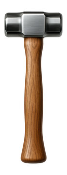 Mini sledgehammer with a 3 lb head and 12 in wooden handle for light demolition.