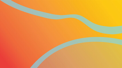 Abstract vector illustration featuring a hot orange and yellow gradient wave pattern perfect for a summer business design backdrop or artistic wallpaper