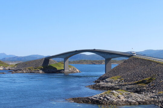 Norge Norway Norwegen Kristiansund Beach Strand Ocean Sea Attlantic Road