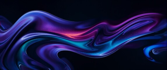 Naklejka premium Abstract Digital Artwork Swirling Colors and Fluid Dynamics in a Mesmerizing Visual Experience