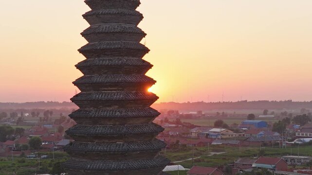Traditional Chinese Buddhist Pagoda Architecture