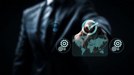 Hand Poised Over an Intuitive Search Field, Signifying Precision in Information Seeking and Advanced Online Connectivity. Digital marketing strategies for business growth.