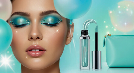 Flawless beauty application. Sparkling eye accents. Modern and sleek aesthetics. The ultimate beauty advantage.