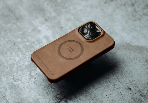 Leather Phone Case Mockup