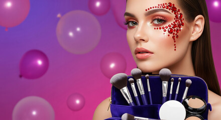 Flawless beauty techniques. Sparkling eye accents. Modern and sleek. The ultimate beauty enhancement