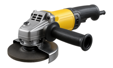 Dust-ejecting angle grinder for a cleaner worksite environment.