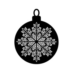 Fototapeta premium Elegant snowflake design for winter holidays and celebrations