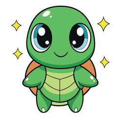 design logo vector icon cartoon cute turtle