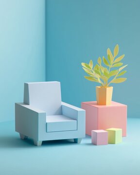 modular sensory calm-down corner diorama for wellness and lifestyle