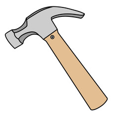 Claw Hammer Illustration