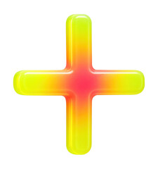 Obraz premium Bright neon tile spacer cross for enhanced visibility in low-light conditions.