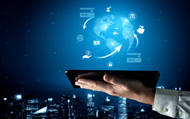 Global digital payment network connecting users, banks, and financial services worldwide through...