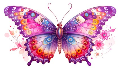 Colorful Butterfly Illustration