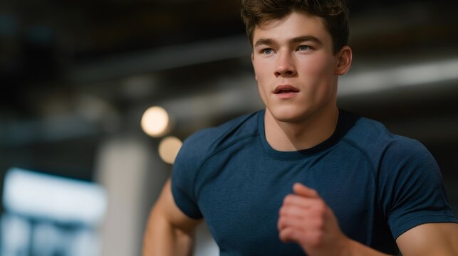 A sports physiologist monitoring heart rate and physical metrics during intensive training, highlighting sports science, performance analysis, and injury prevention. cinematic color correction, - Powered by Adobe