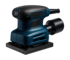 Compact palm sander with a square pad, ideal for light home sanding tasks.
