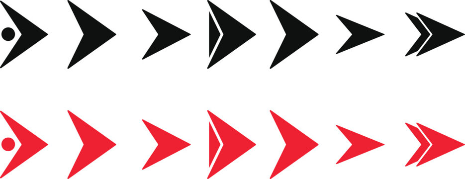 Fl&egrave;che and Bullet point List Icon set. Text Editor and Content Formatting Symbols. Checklist Arrow and Document Formatting Icons. List Item and Navigation Pointer