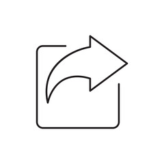 Square Box Share External Link Outline Icon