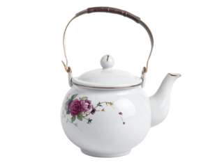 Teapot isolated on transparent background