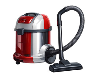 Vacuum cleaner isolated on transparent background