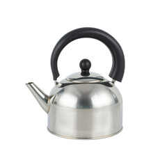 Modern Stainless Steel Kettle With a Sleek Design and Comfortable Handle for Daily Use in Kitchens.